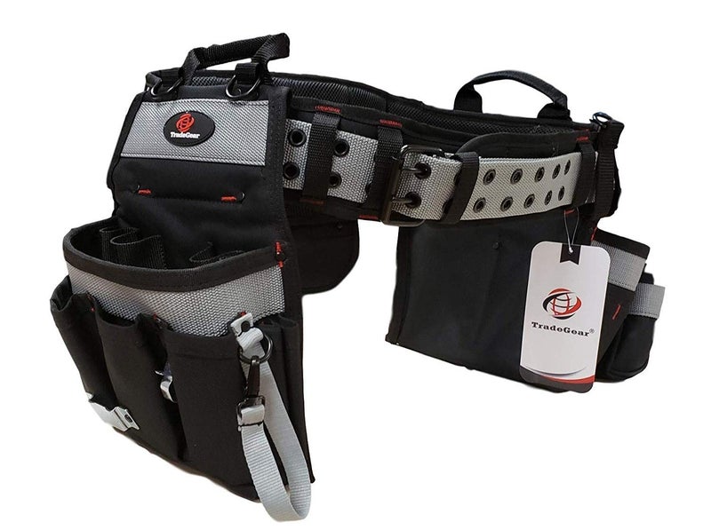 TradeGear Part#SZB Electrician's Belt & Bag Combo - Heavy Duty Electricians Tool Belt Designed for Comfort & Durability - Ideal for All Electricians Tools - Fits Sizes XL - 3XL (40"-55") - Image 1